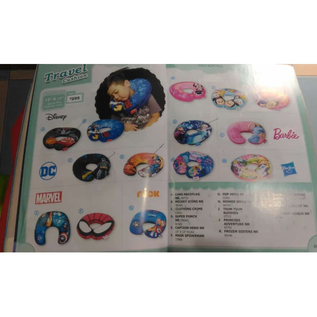 dakki Travel Pillows Disney DC Marvel Furniture Home Living Cleaning Homecare Supplies Cleaning Tools Supplies on Carousell