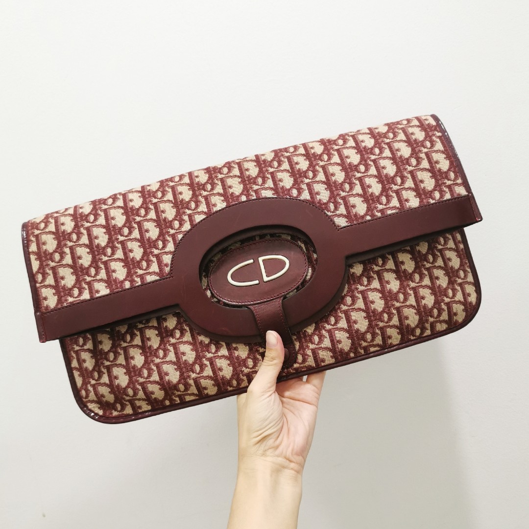 DIOR Trotter Fold Over Clutch