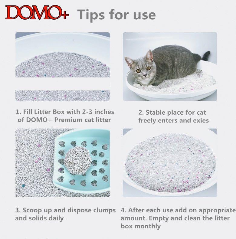 [PROMO]Classic cat litter; DOMO＋ Premium Bentonite Cat litter 10L/8.1KG