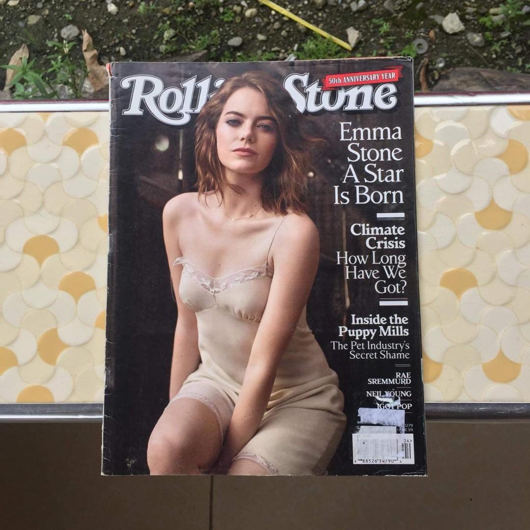 Emma Stone (ROLLING STONE MAGAZINE), Hobbies and Toys, Books and Magazines, Magazines on Carousell