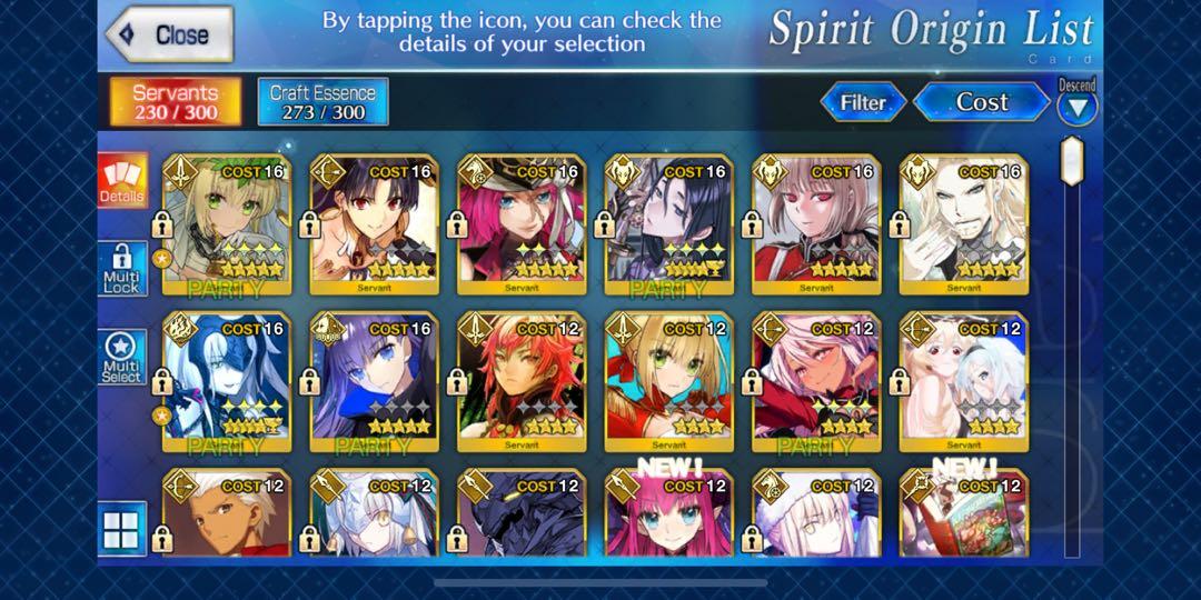 Fate Grand Order Na Account 8ssr Toys Games Video Gaming Video Games On Carousell - pokemon roblox 565