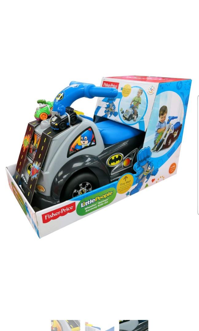 fisher price batman ride on car