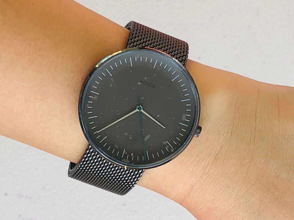 Fossil men's mesh bracelet watch 