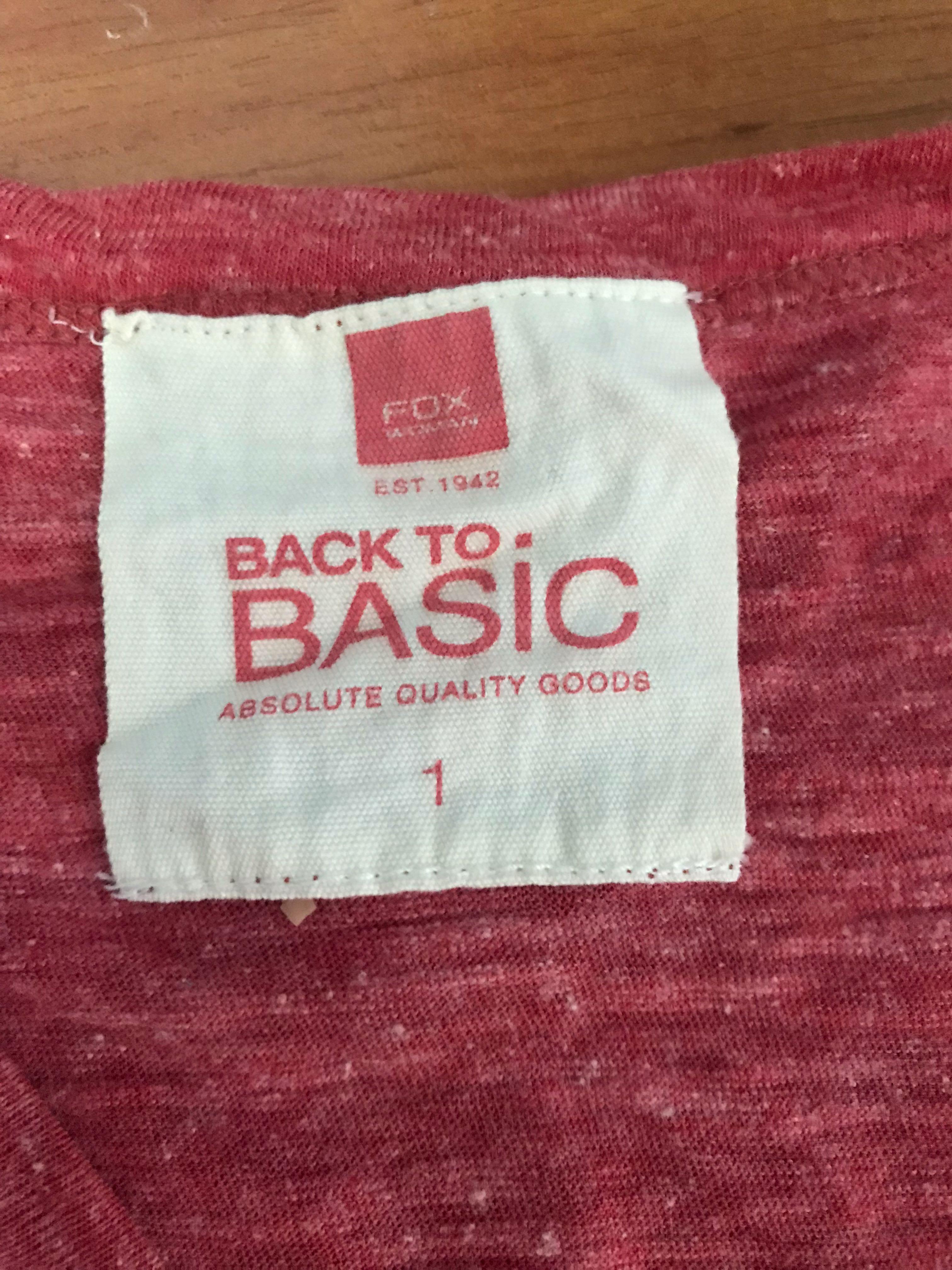 <FOX> Basic buttoned down tees (Category: Other Tops) located in Singapore. Submitted by bobochaachaar (Listing ID 247078344, Image 4). Description: Special price: 2 for $10! Material is thin, comfortable and extremely stretchy.