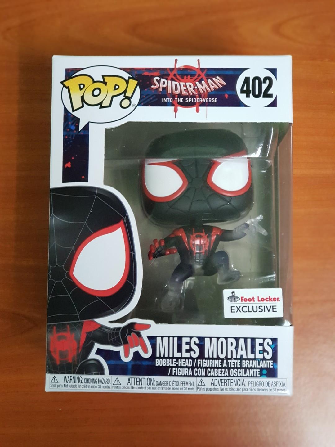 Spiderman Spider-Verse Miles Morales Marvel  Vinyl Figure #402 Funko Pop 