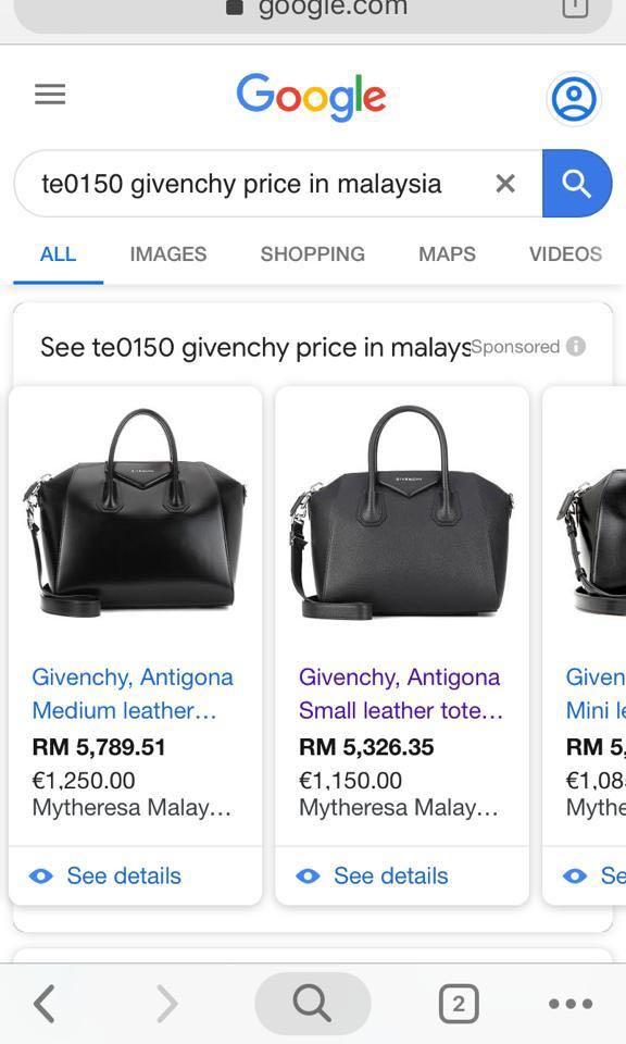 GIVENCHY AUTHENTIC Women s Fashion Bags Wallets Clutches on