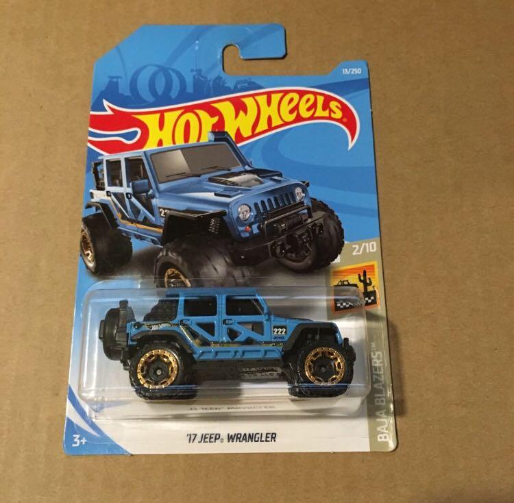 hot wheels blue jeep