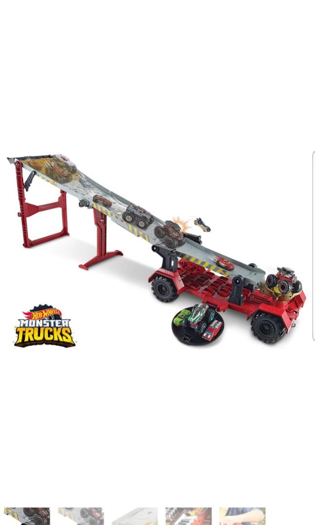 monster trucks downhill race and go