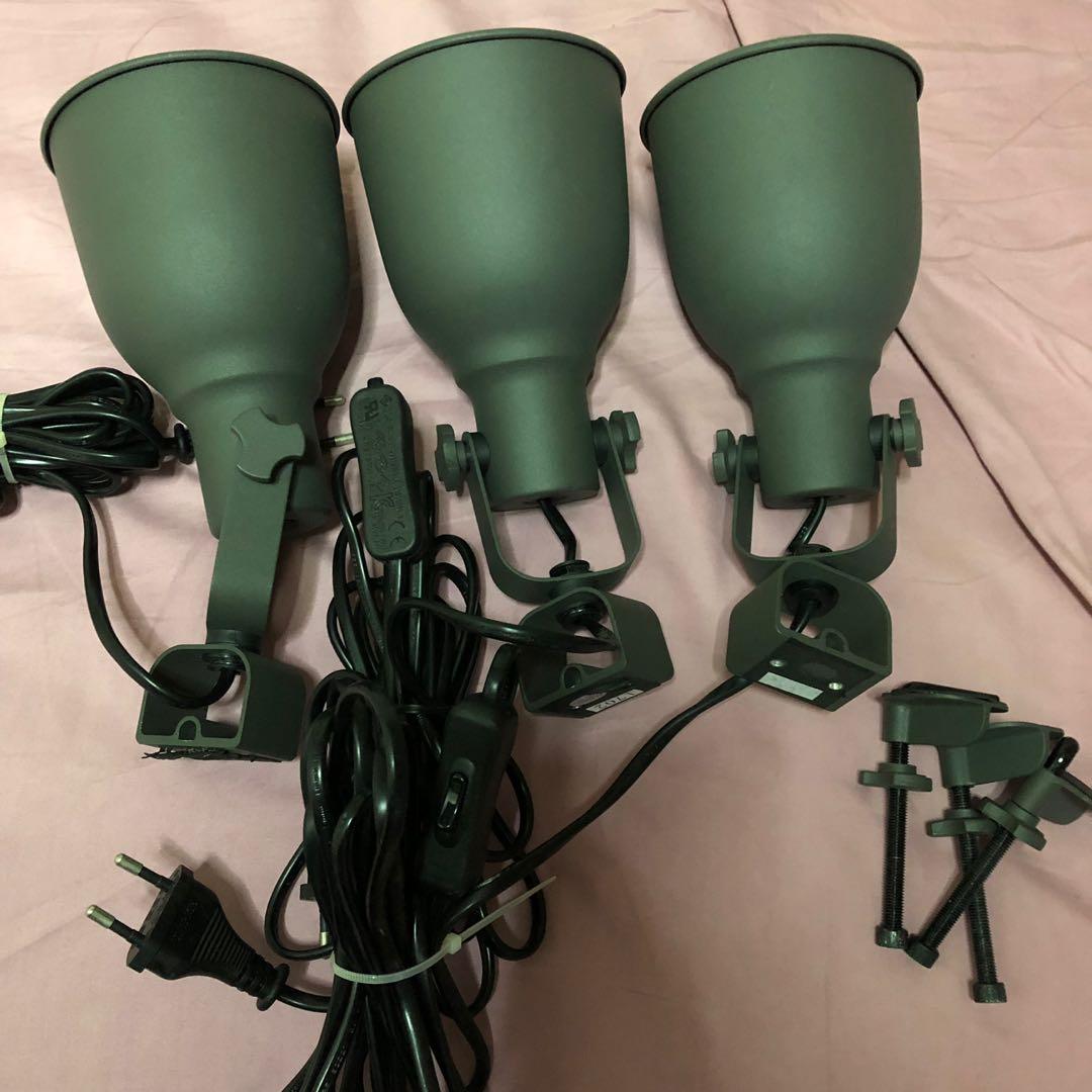 Ikea Hektar 3 Spot Floor Lamp Furniture Home Decor Lighting Supplies On Carousell