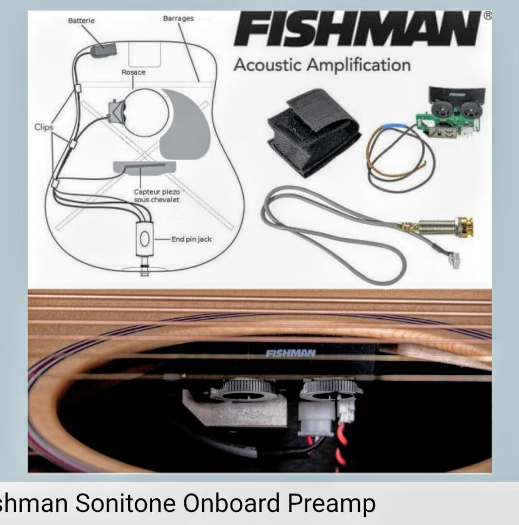 Installation of pickup/electronics fishman sonitone for acoustic