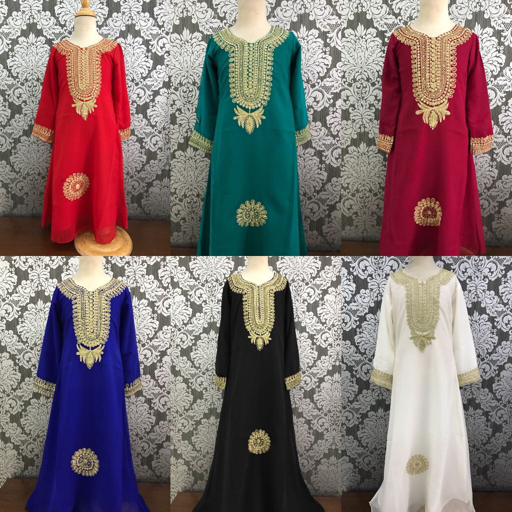 Marwa Fashion Designer Islamic Kaftan - Full Muslim Long Sleeve Weddin –  Mujeza Honey