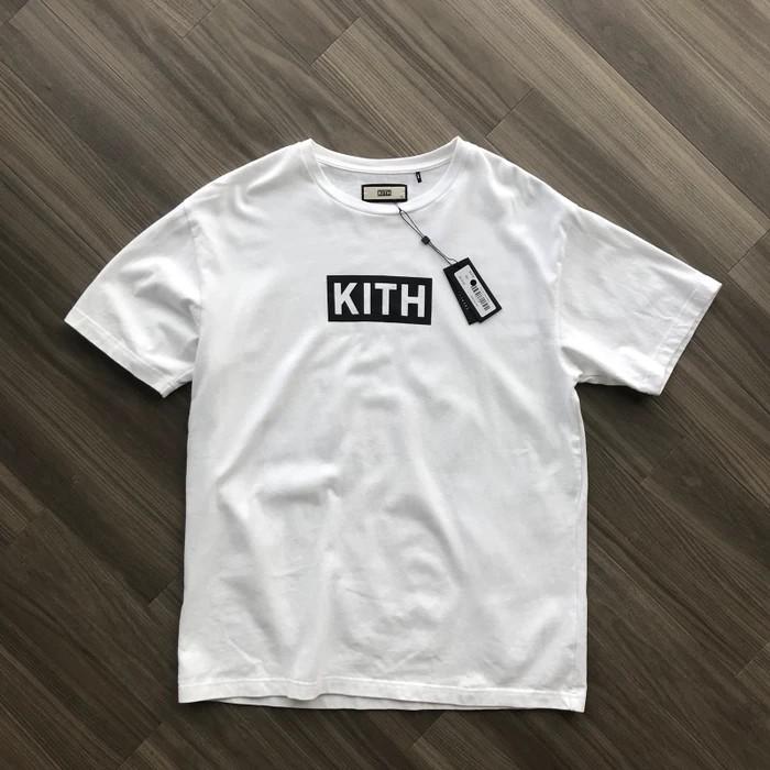 Kith Box Logo White Tee, Men's Fashion