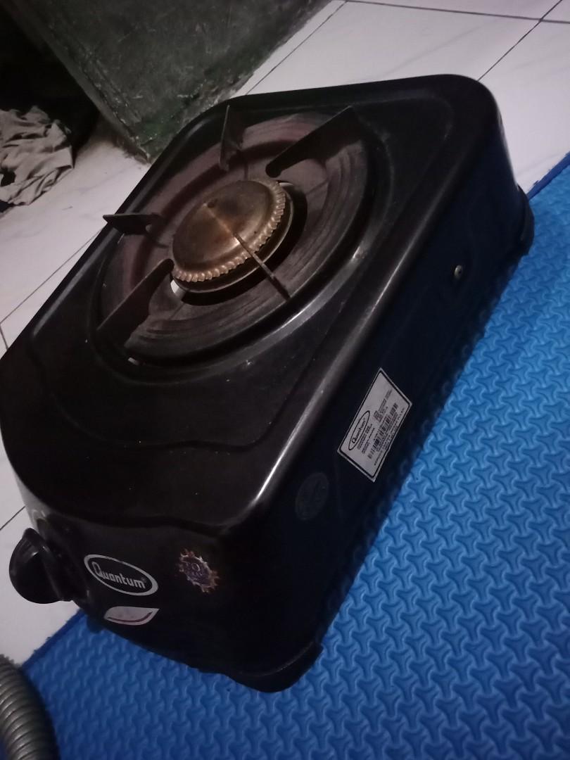 Kompor Gas Quantum + regulator, Kitchen & Appliances di Carousell
