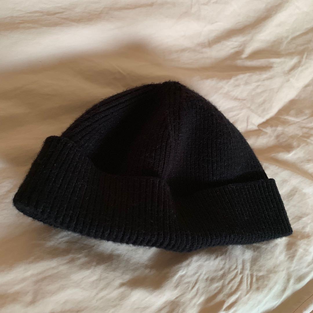 Korean Black Fisherman Beanie, Men's 