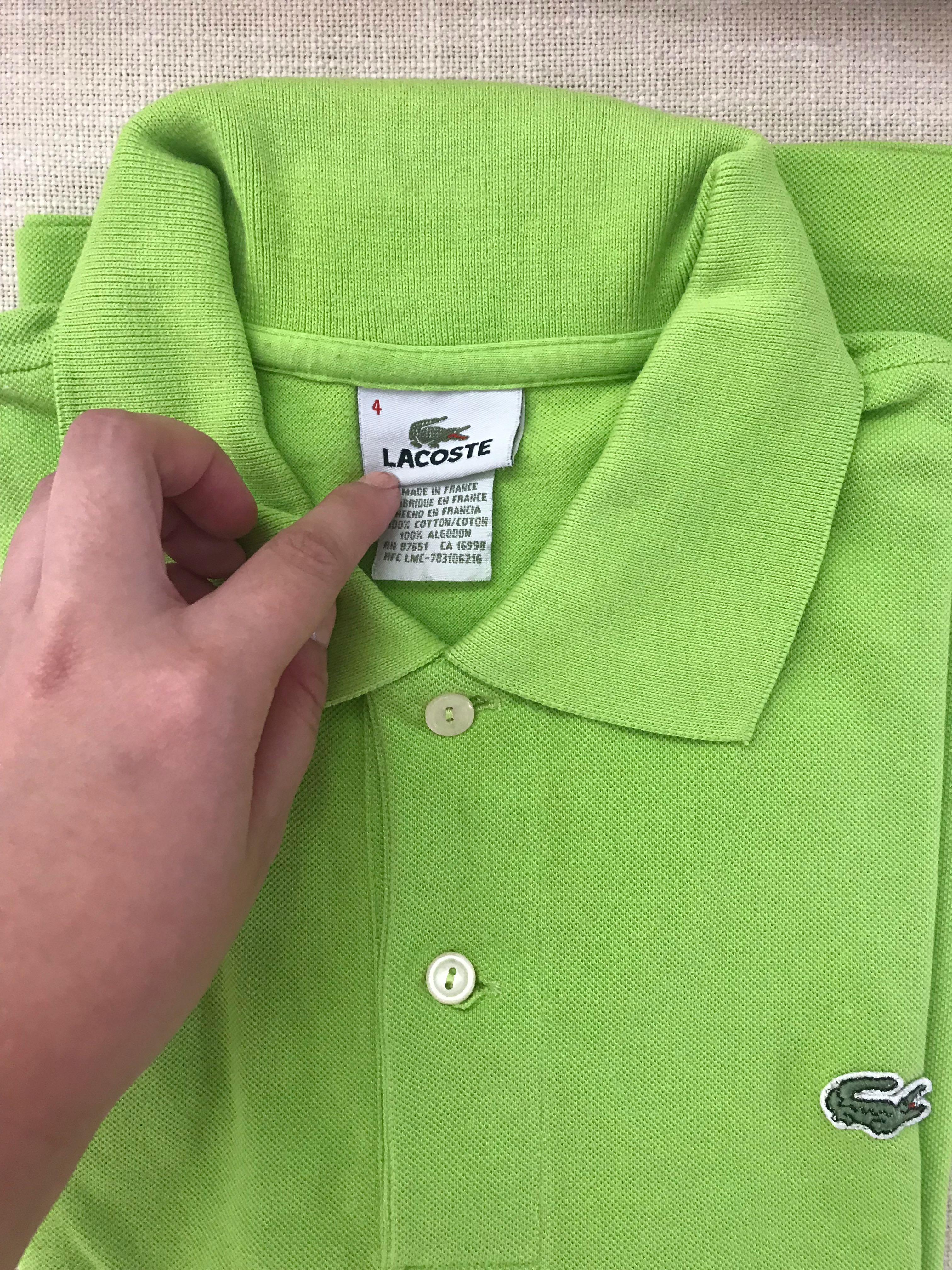 Polo Shirt (Lime Men's Fashion, & Sets, Tshirts Polo Shirts on Carousell