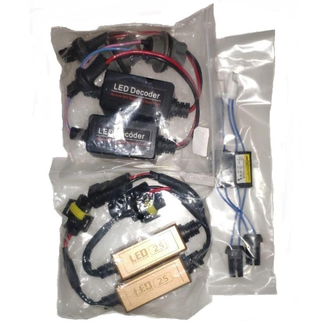 LED Decoder CANbus Canceller Load Resistor (Category: Exterior Lighting) located in Singapore. Submitted by onepunchboi (Listing ID 247103371, Image 1). Description: In some vehicles that are equipped with a CANbus control system, the installation of LED bulbs may cause error signals on the dashboard. Using LED warning cancellers, you will avoid those error signals caused by the failure diagnostic of the CANbus system. • To remove dashboard warni
