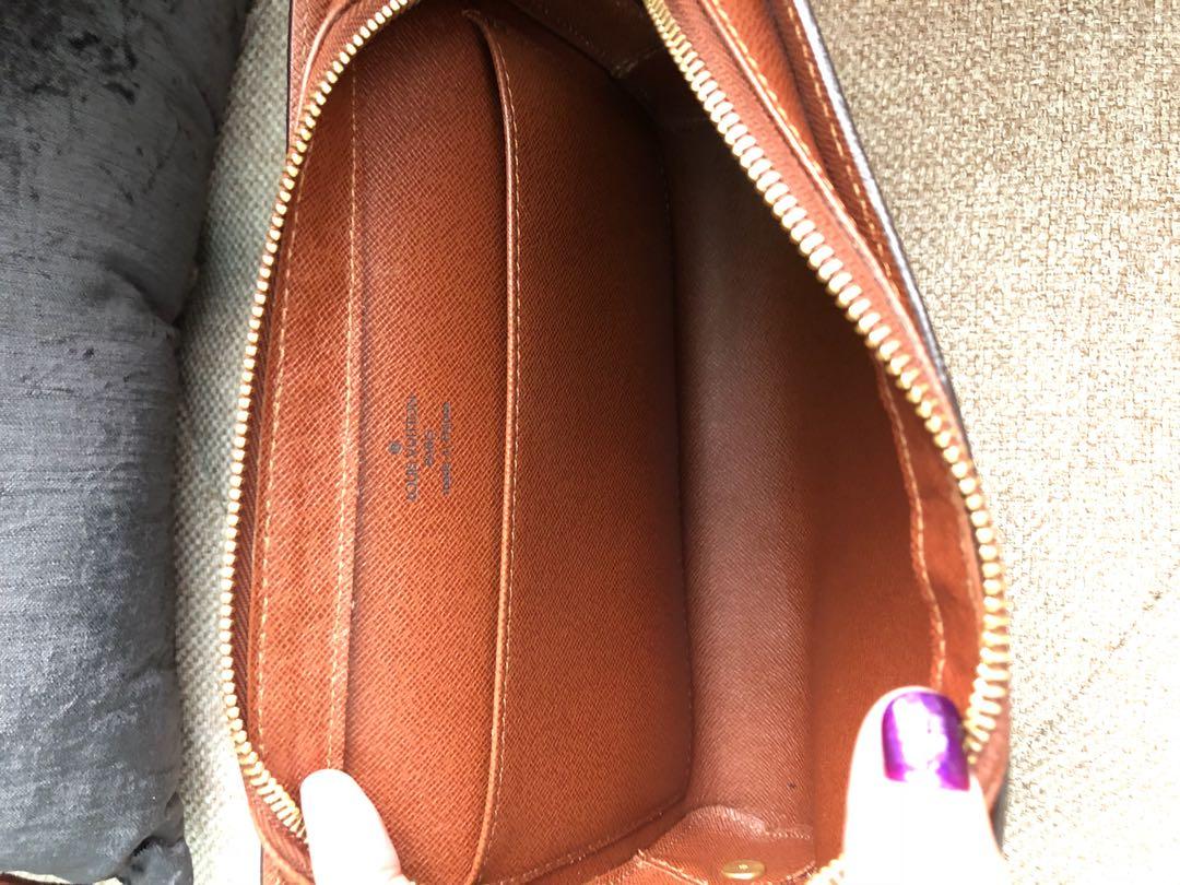 Orsay cloth clutch bag Louis Vuitton Brown in Cloth - 31907510