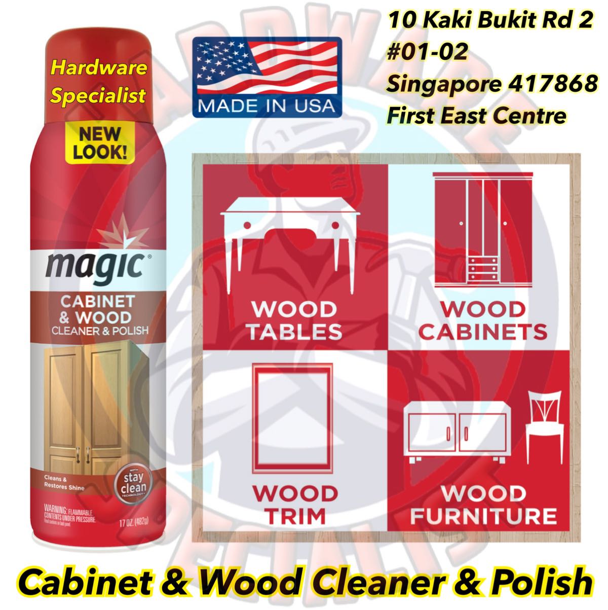 Magic Cabinet Wood Cleaner Stay Clean Technology Design Craft Craft Supplies Tools On Carousell