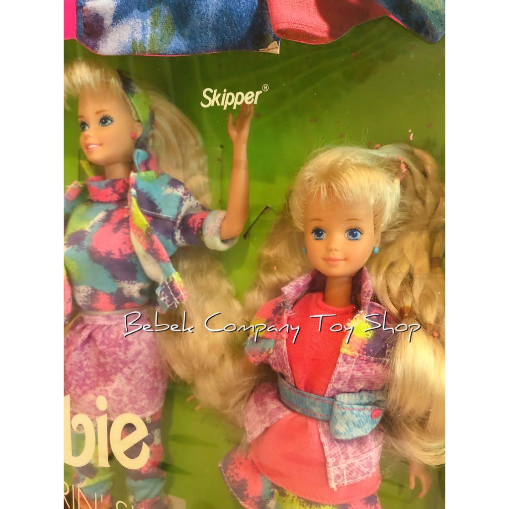 Mattel 1991年Barbie sharin' sisters 古董芭比娃娃skipper, 書籍