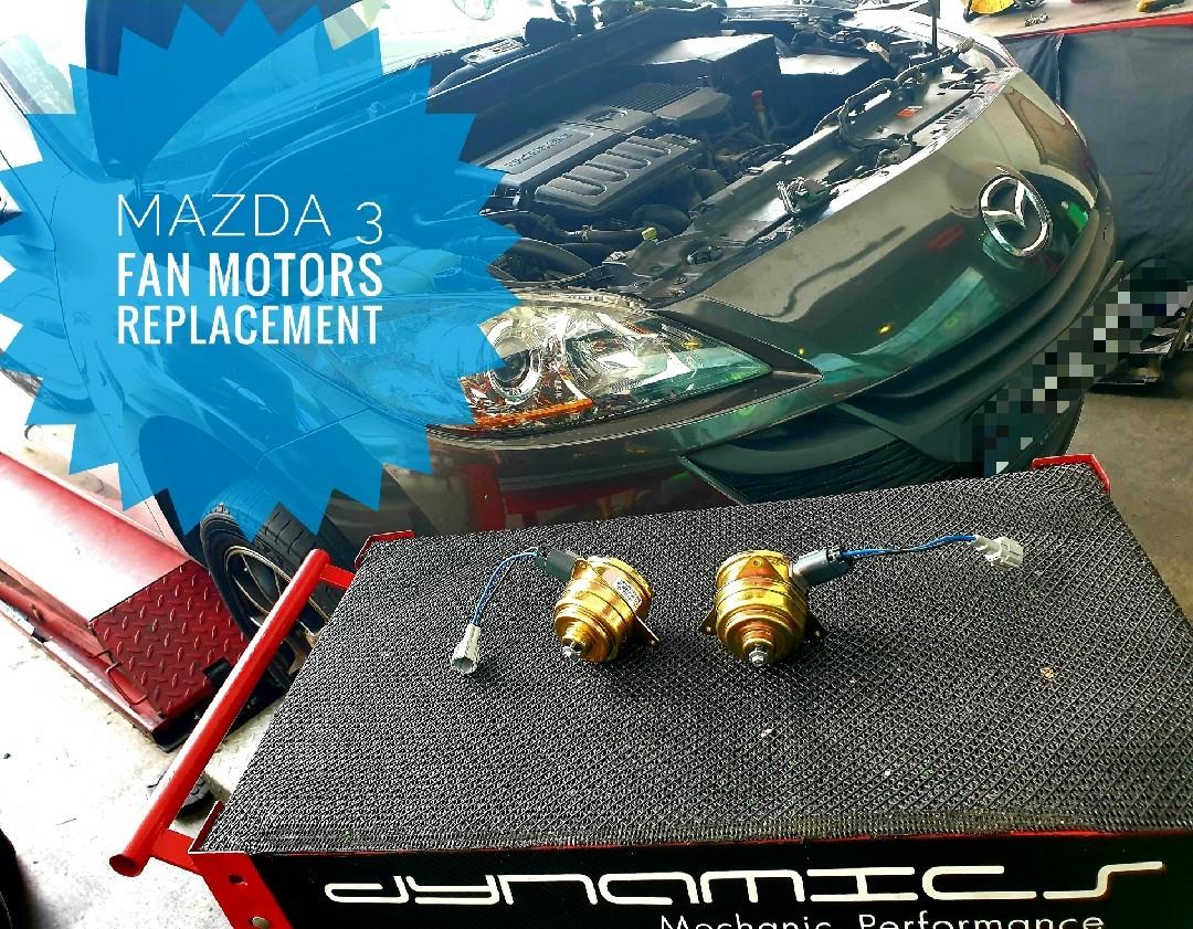 Mazda 3 Fan Motor Replacement, Car Accessories, Accessories on Carousell