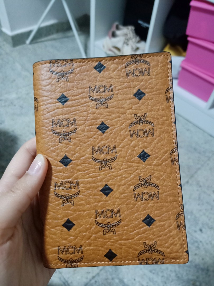 MCM passport holder, Luxury, Bags & Wallets on Carousell