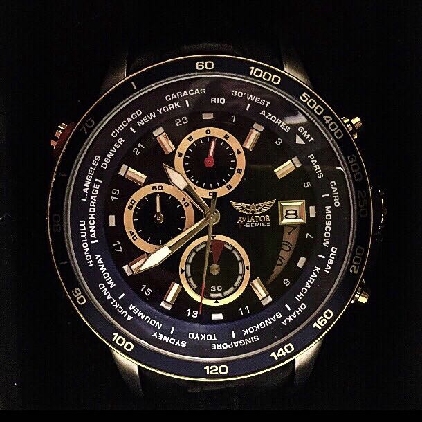 Men s Aviator Chronograph Watch men s luxury dress watches