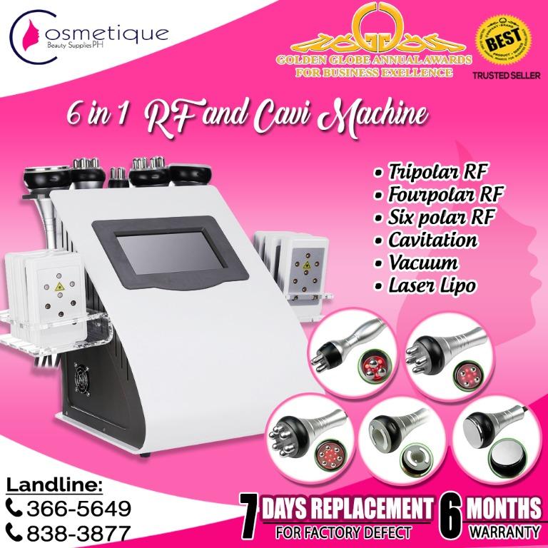 Multifunctions 6 In 1 Rf And Cavitation Laser Lipo Slimming Machine Facial Rf With Free Demo And Training Online Shop Preorder Beauty Products On Carousell