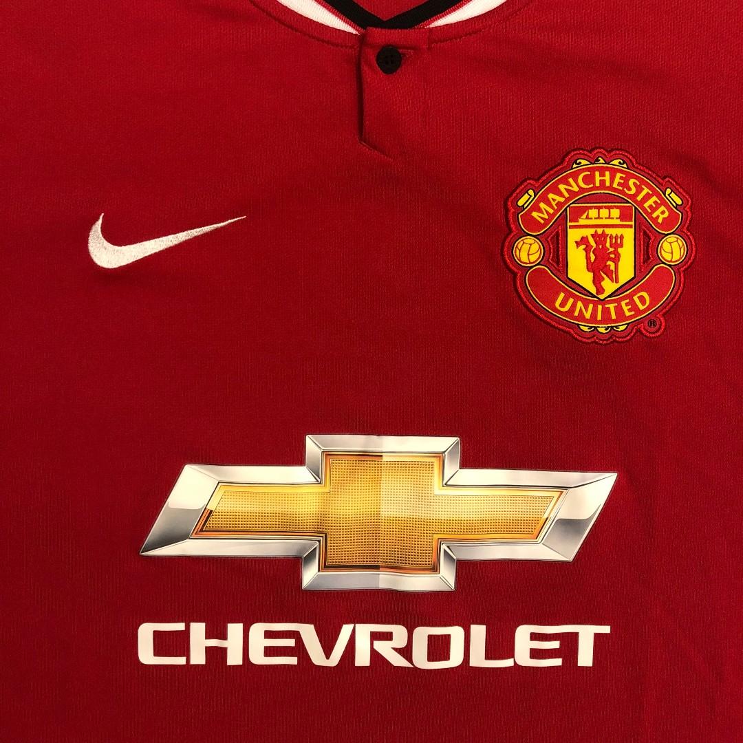 Manchester United 2014-2015 Pre-Match Training Nike Football Shirt