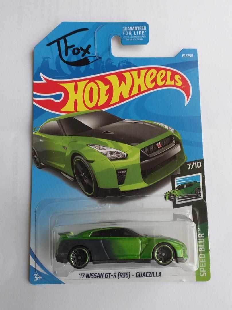 nissan gtr guaczilla hot wheels