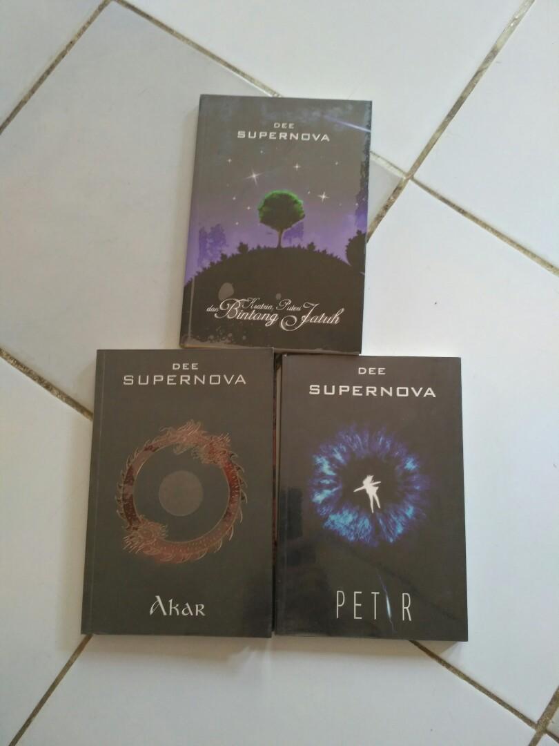 Novel Supernova By Dee Lestari Buku Alat Tulis Buku Di Carousell