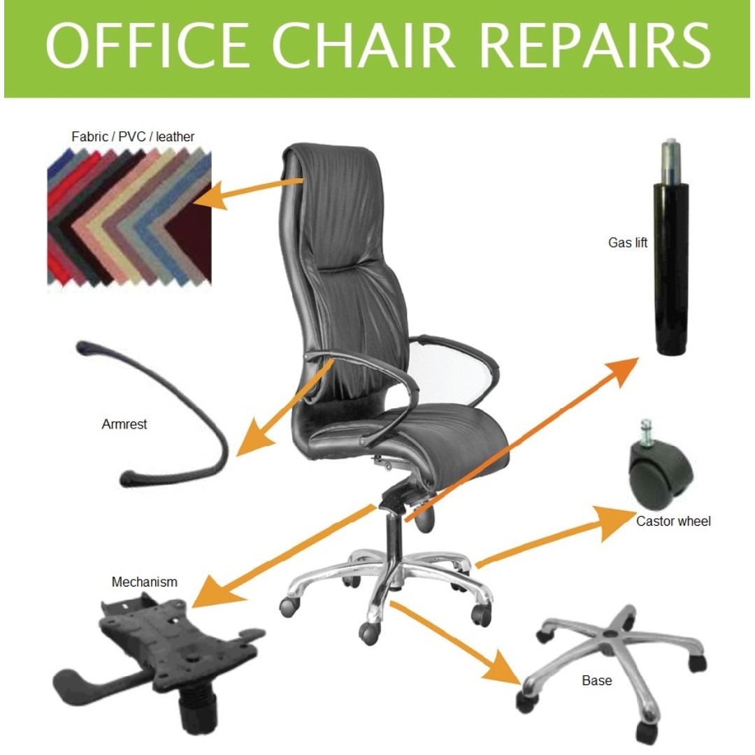 Office Chair Repair, Furniture & Home Living, Furniture, Other Home