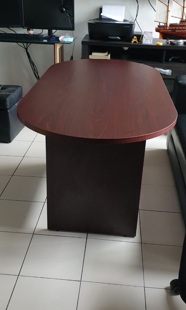 Oval Office Conference Table, Furniture & Home Living, Furniture