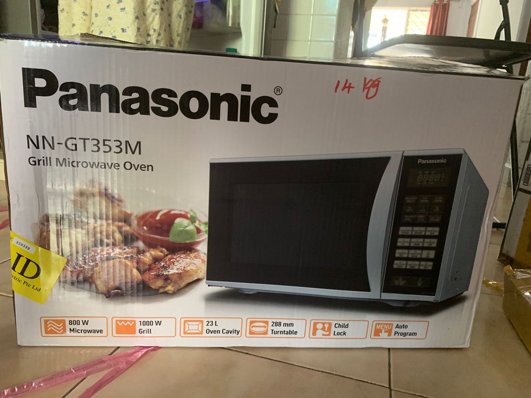 Panasonic NNGT353M Grill Microwave Oven, TV & Home Appliances, Kitchen