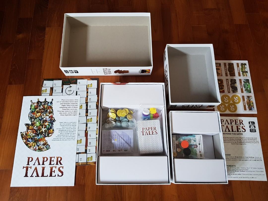 Paper Tales Card Game + Expansion, Hobbies & Toys, Toys & Games on
