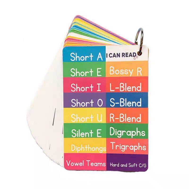 Teaching children phonics using flashcards