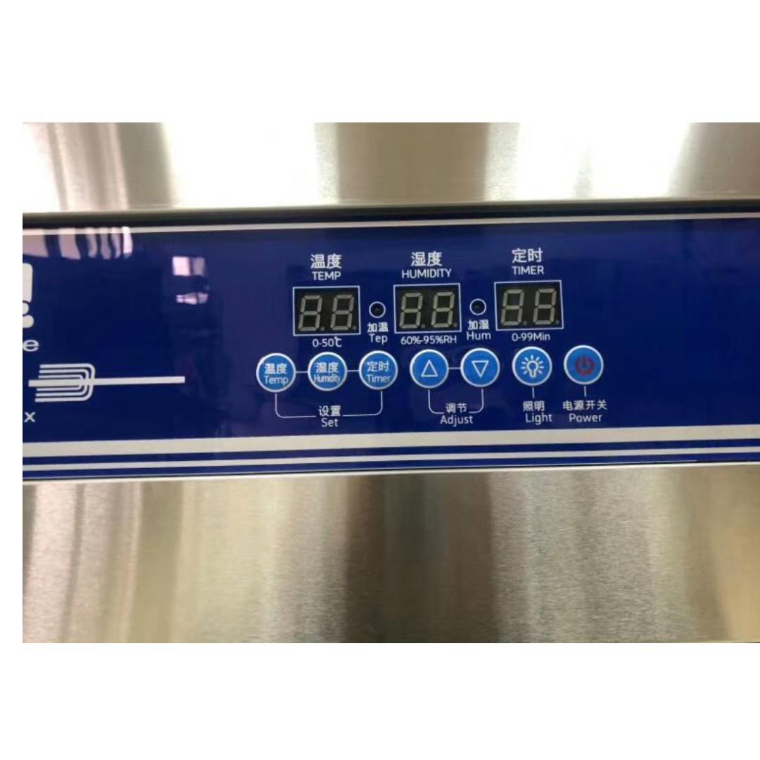 proofer, fermenting room single door 16 trays capacity (Category: Other Kitchen Appliances) located in Manila. Submitted by christbooth (Listing ID 247084166, Image 3). Description: electric proofer measurement: single door with 16 trays capacity tray size: 400x600mm (16"x24") voltage: 220v/60hz/1ph wattage: 2.2kw with digital control, timer, light, temperature control and humidity, auto water inlet and air circulation .