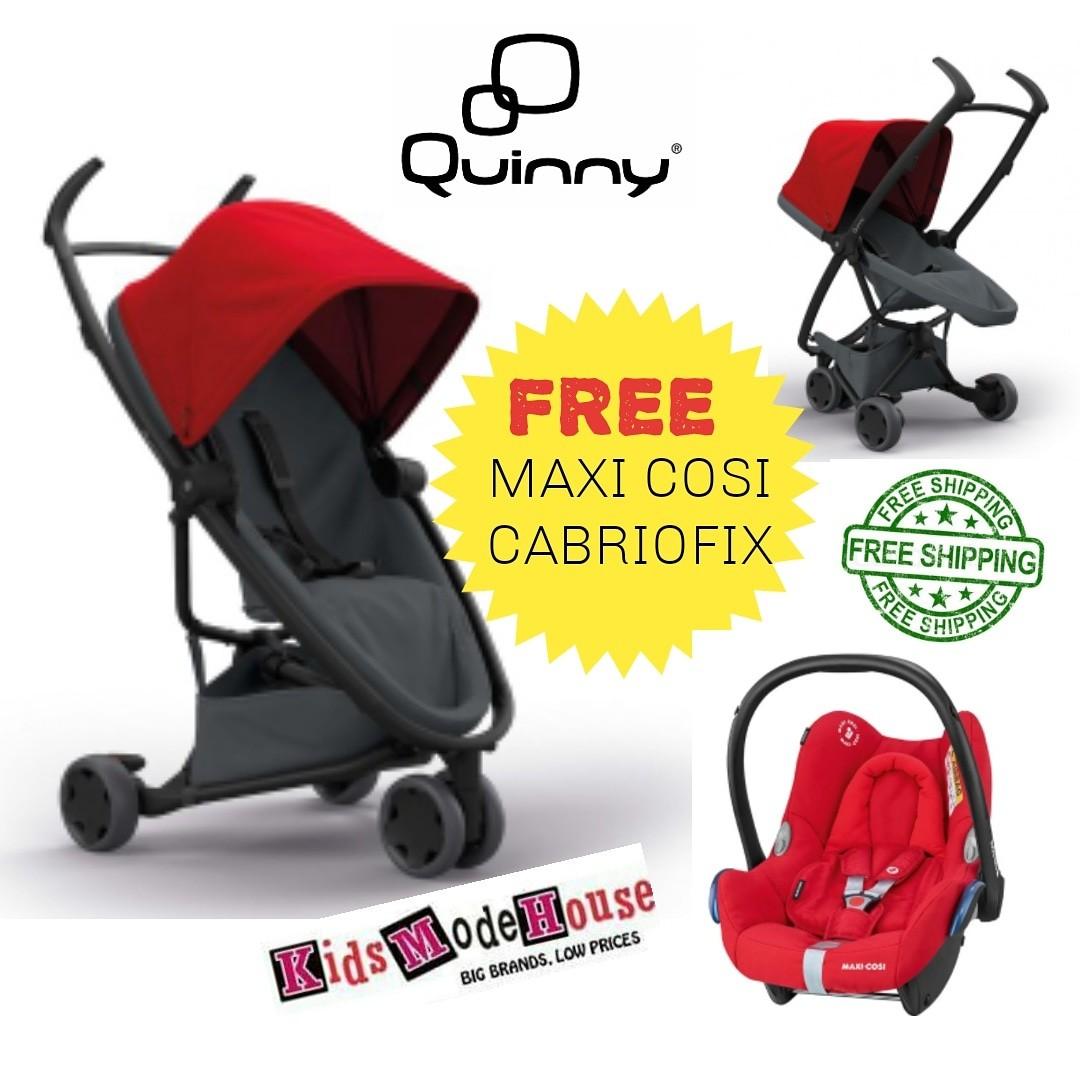 Quinny Zapp Flex merdeka promo free maxi cosi cabriofix Babies Kids Going Out Strollers on Carousell