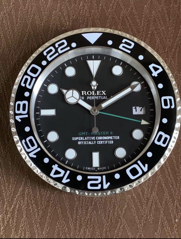 Rolex GMT Master II Wall Clock black