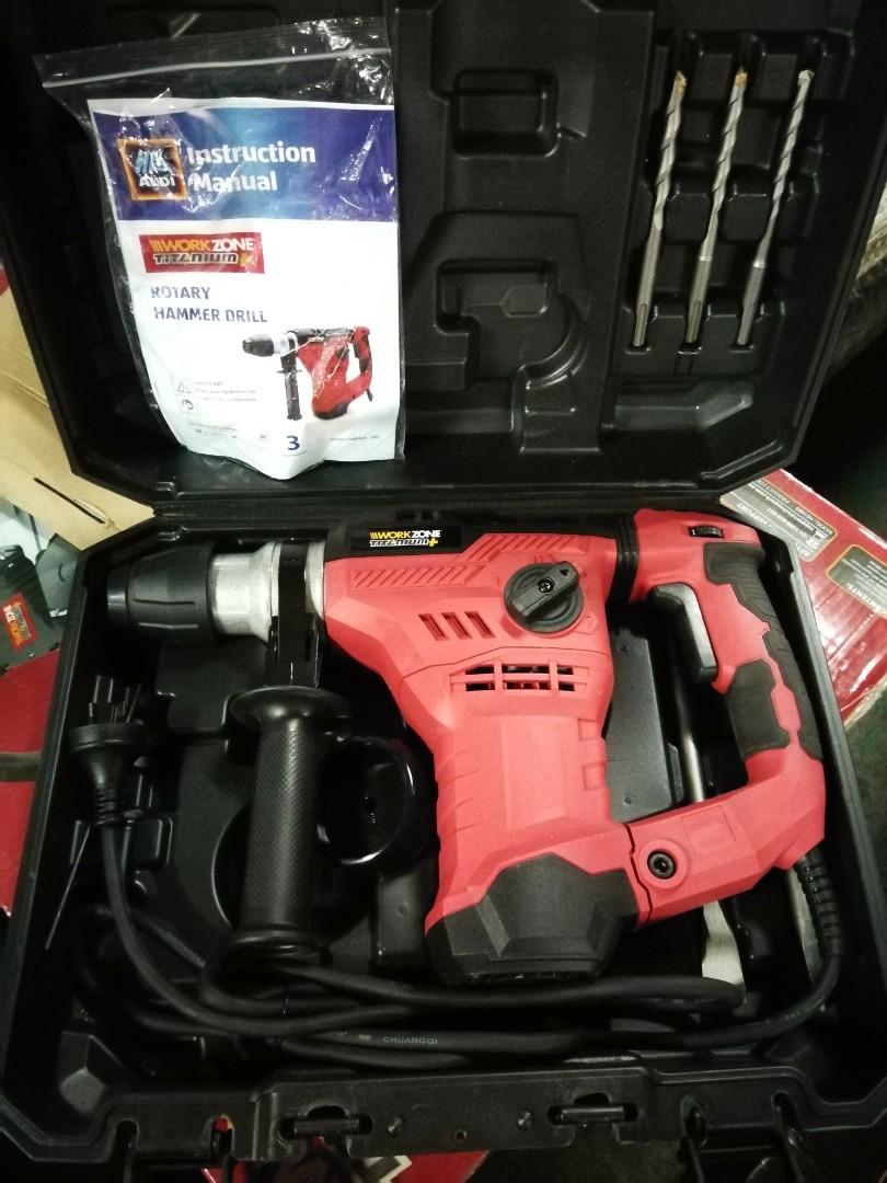Workzone rotary hotsell hammer drill