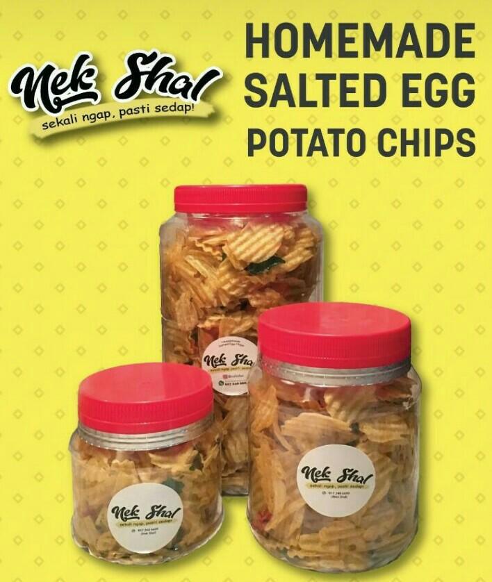 Salted Egg Potato Chips Food Drinks Packaged Snacks On Carousell