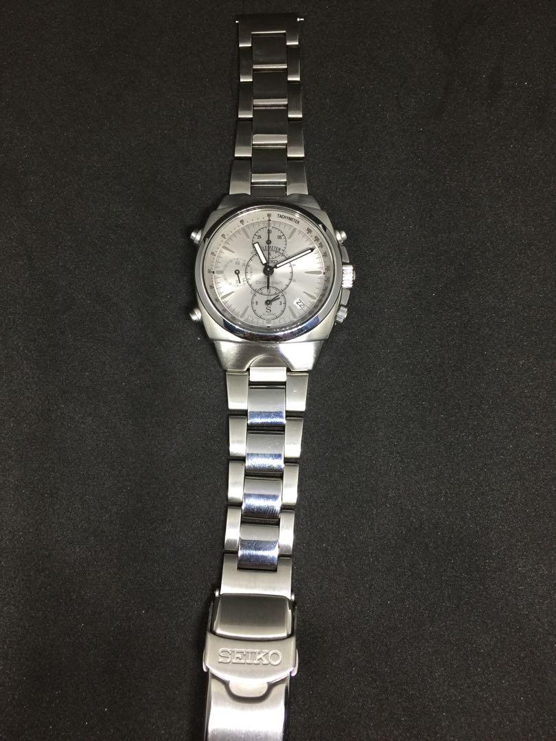 Seiko chronograph quartz SUS 7t32-9000, Men's Fashion, Watches ...