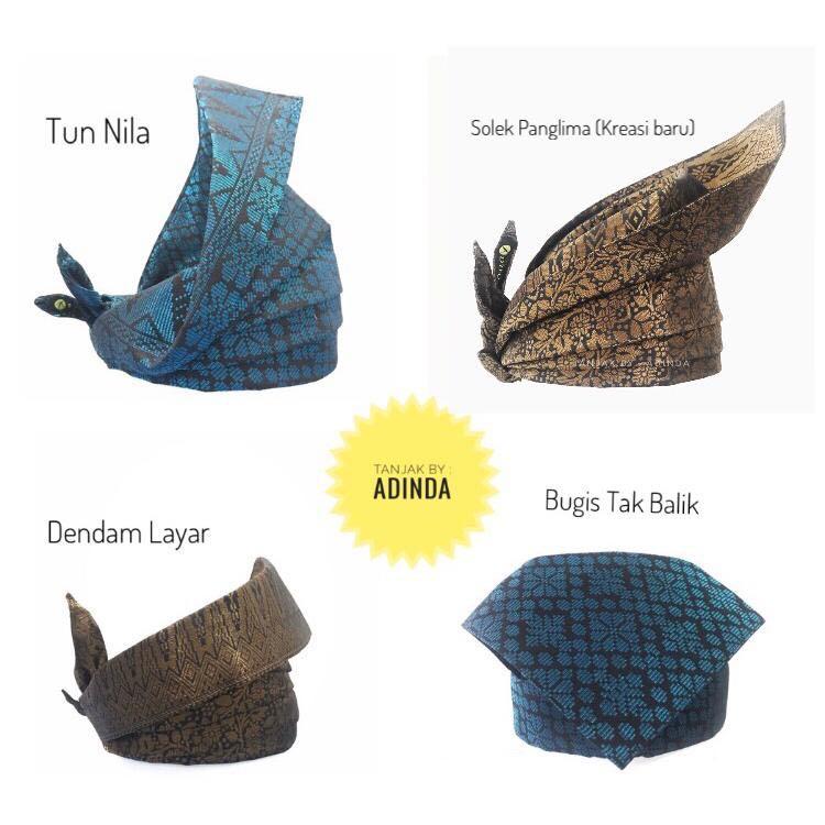 Hot Item Tanjak Tengkolok Destar Melayu Baju Raya Baju Melayu Capal Kasut Shopee Malaysia