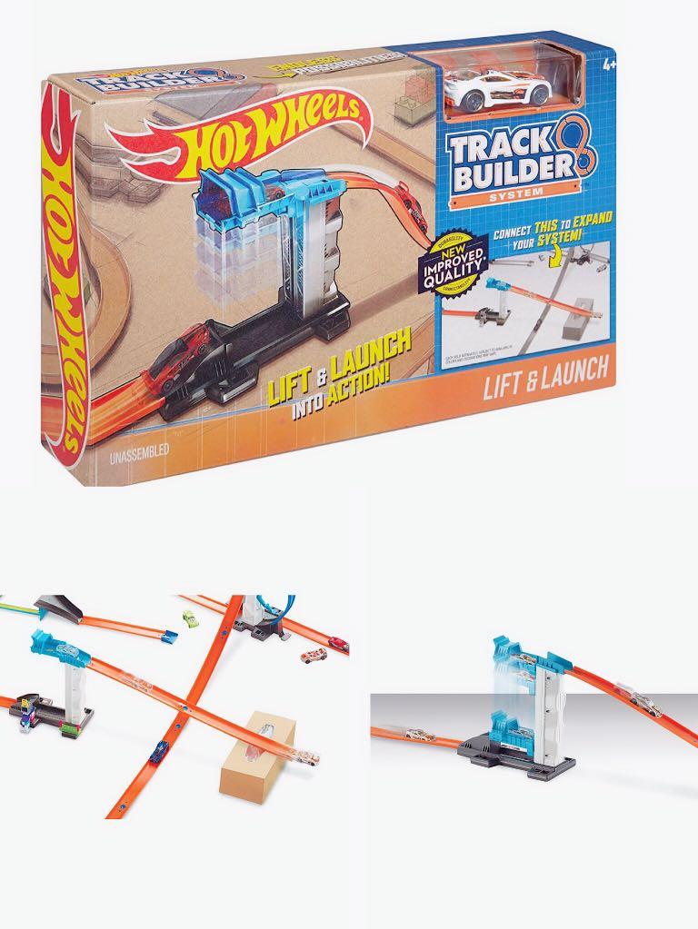 hot wheels track builder lift and launch