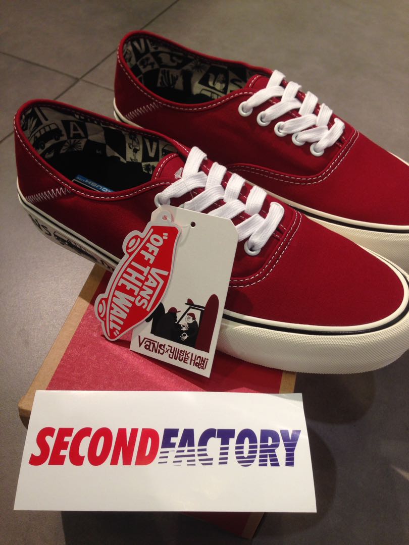 Vans authentic cheap rumba red