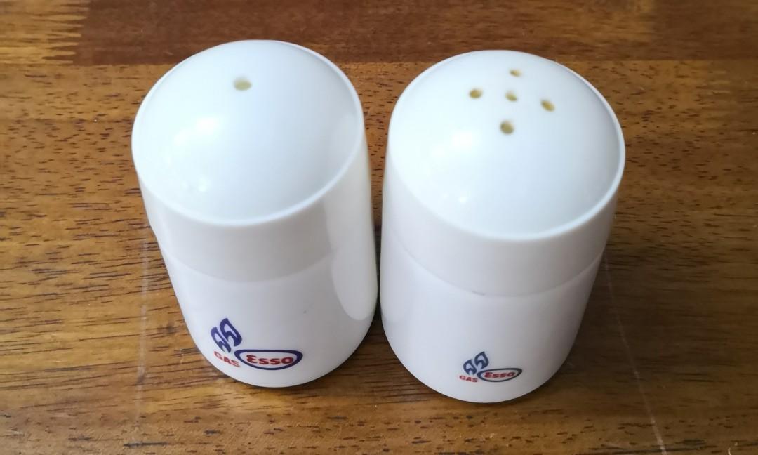 vintage Esso gas salt pepper shakers, Furniture & Home Living