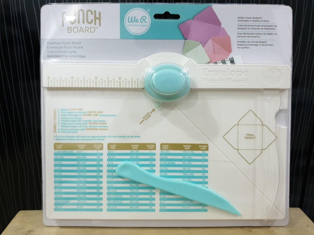 We R Memory Keepers enveloppe Punch Board livraison gratuite