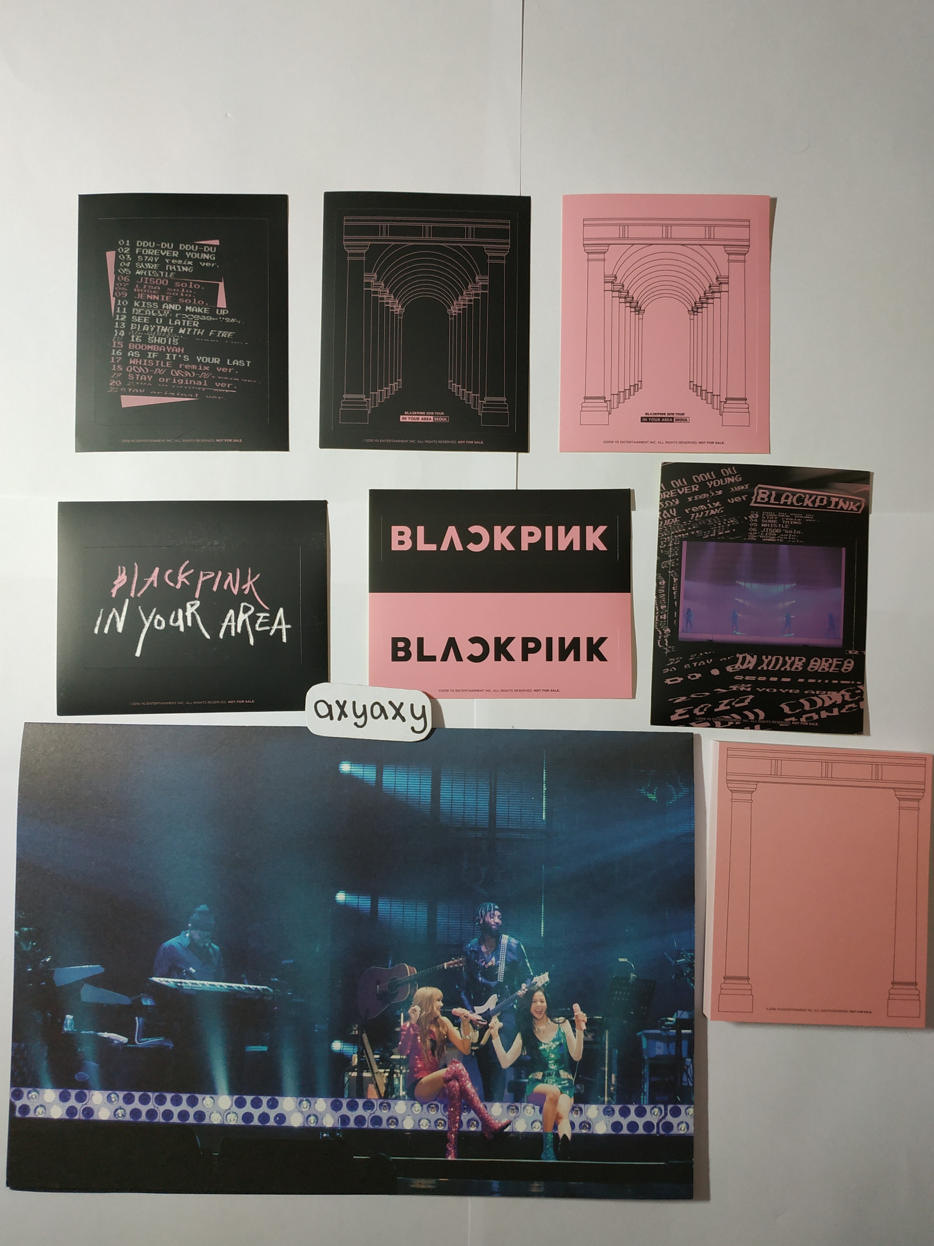WTS] BLACKPINK 2018 TOUR 'IN YOUR AREA' SEOUL DVD: Sticker Set +
