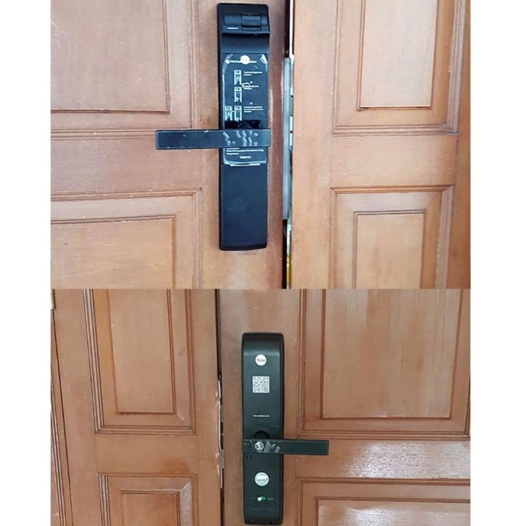 Yale New Model Ydm7116 Fingerprint Digital Door Lock Furniture Others On Carousell