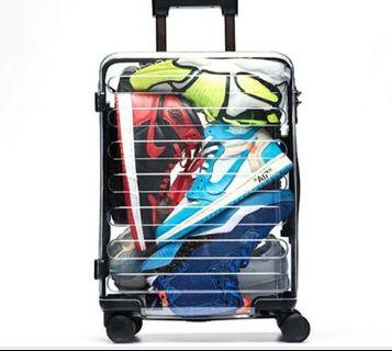 Limited edition transparent luggage by 90 Points