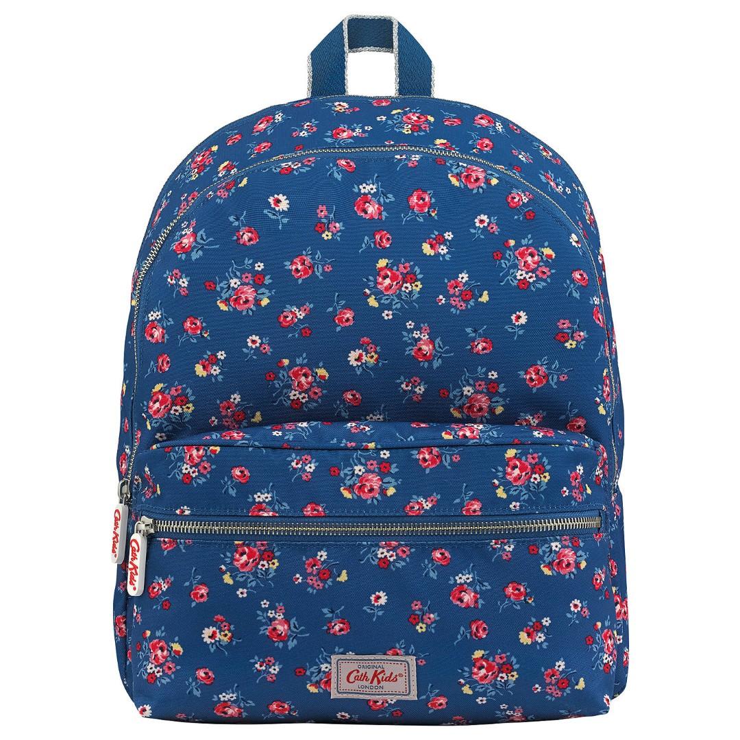 100 Aunthentic Cath Kidston Kids Children s Kew Sprig Print Junior Rucksack in Blue